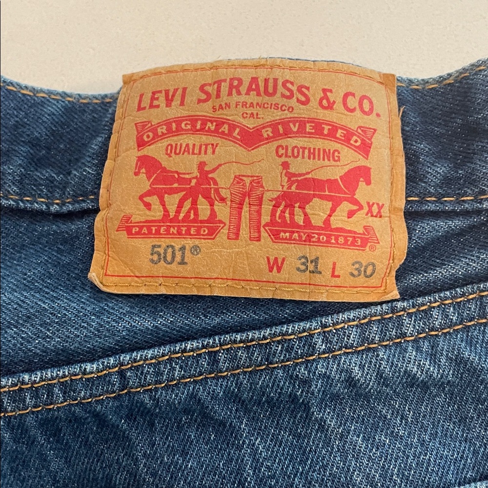 Levi's 501 Denim Jeans with Red Label